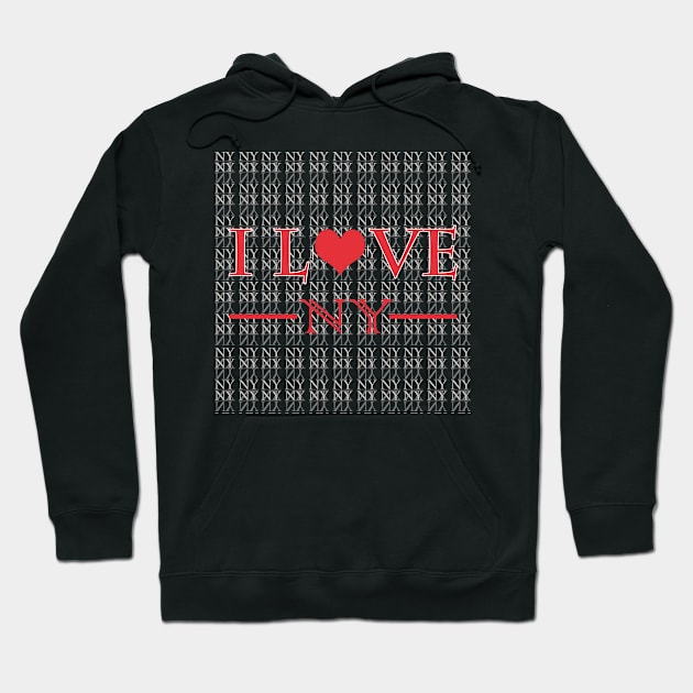 I LOVE NY Hoodie by MexioDigital